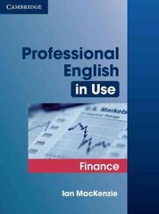 Professional English in Use Finance Finance with Answers cena un informācija | Svešvalodu mācību materiāli | 220.lv