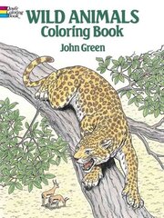 Wild Animals Colouring Book illustrated edition цена и информация | Книги для малышей | 220.lv