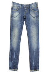 Рваные джинсы для женщин, синие цена и информация | Женские джинсы | 220.lv