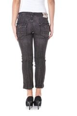 Расклешенные джинсы с подвернутыми концами цена и информация | Женские джинсы | 220.lv