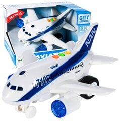Детский самолет со световыми и звуковыми эффектами цена и информация | Конструктор автомобилей игрушки для мальчиков | 220.lv