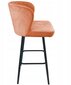 Bāra krēsli, tekstila materiāls, Viking, Malibu, apelsīns cena un informācija | Virtuves un ēdamistabas krēsli | 220.lv
