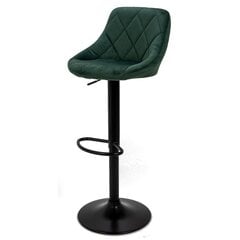 2 bāra krēslu komplekts, Viking, Sherry, zaļš cena un informācija | Virtuves un ēdamistabas krēsli | 220.lv