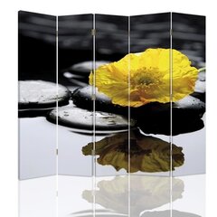 Ширма Желтый цветок цена и информация | Мобильные стенки | 220.lv