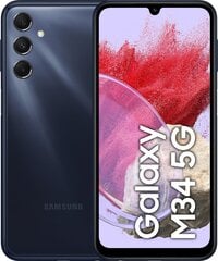 Samsung Galaxy M34 5G 6/128GB Midnight Blue SM-M346BDBFXEO цена и информация | Мобильные телефоны | 220.lv