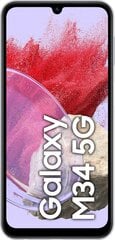 Samsung Galaxy M34 5G 6/128GB Prism Silver цена и информация | Мобильные телефоны | 220.lv