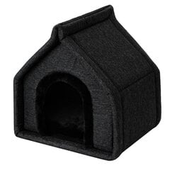 Saliekama guļvieta Doggy Diamond Ekolen R3, 60x50x52 cm, melna цена и информация | Лежаки, домики | 220.lv