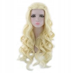 Princeses parūka, gari blondie mati цена и информация | Аксессуары для волос | 220.lv