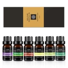 Bohomi Home Spa 100% naturāls 6 x 10ml ēterisko eļļu komplekts цена и информация | Эфирные, косметические масла, гидролаты | 220.lv