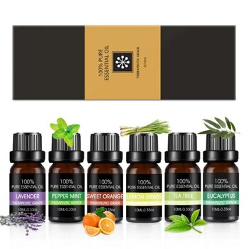 Bohomi Home Spa 100% naturāls 6 x 10ml ēterisko eļļu komplekts цена и информация | Эфирные, косметические масла, гидролаты | 220.lv