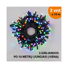 Āra un iekštelpu virtene Proled RGB, 300 LED, 30 m cena un informācija | Ziemassvētku lampiņas, LED virtenes | 220.lv