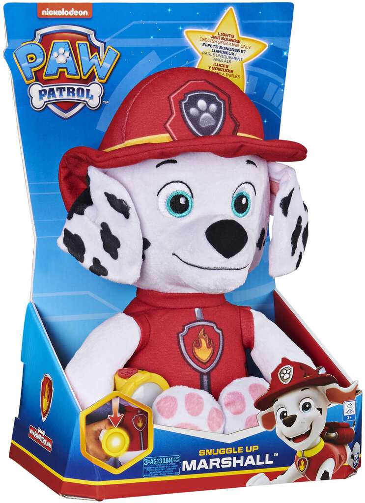 Runājošais talismans SpinMaster Paw Patrol, 29cm cena un informācija | Mīkstās (plīša) rotaļlietas | 220.lv