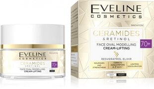 EVELINE Ceramides & Retinol 70+ sejas ovāla modelēšana, krēms 50ml цена и информация | Наносите на чистую кожу лица. Подержите около 10-15 минут и смойте водой. | 220.lv