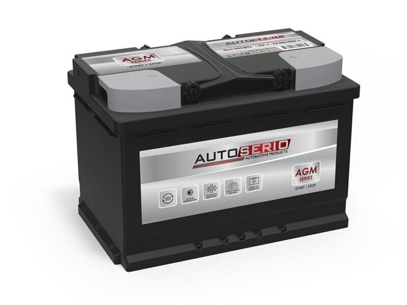 Akumulators Autoserio Agm, 12 V cena un informācija | Akumulatori | 220.lv