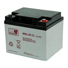 Akumulators MWL 40-12 MWPower AGM 12V/40AH cena un informācija | Akumulatori | 220.lv