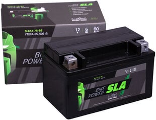 Аккумулятор для мотоциклов intAct Battery-Power SLA (YTX7A-BS) 6AH (c20) 80A (EN) цена и информация | Мото аккумуляторы | 220.lv