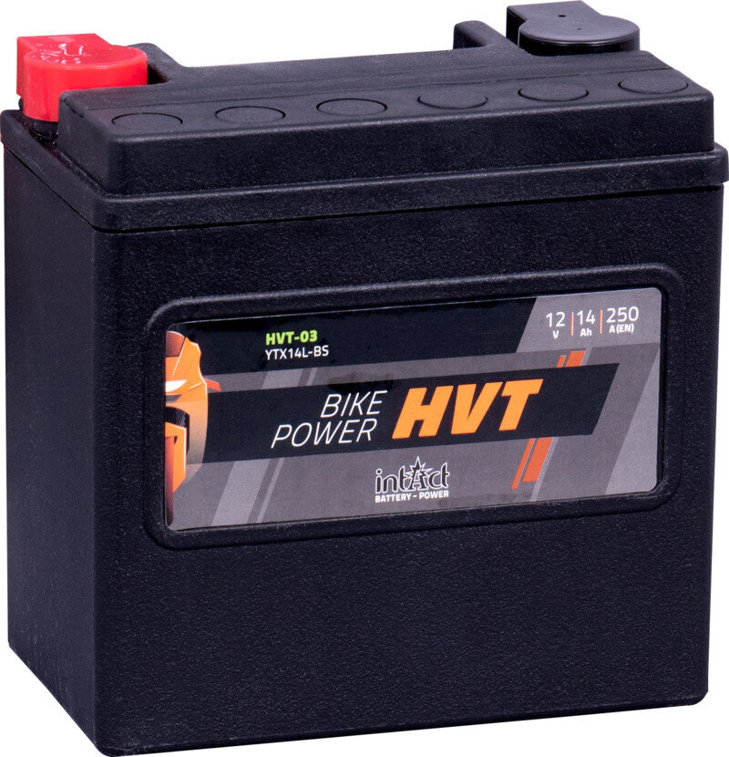Akumulators motocikliem intAct Battery-Power HVT YTX14L-BS 12V 14Ah c20 250A cena un informācija | Moto akumulatori | 220.lv