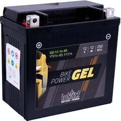 Аккумулятор для мотоциклов intAct Battery-Power GEL (YTX14-BS) 12V 12AH (c20) 250A (EN) цена и информация | Мото аккумуляторы | 220.lv