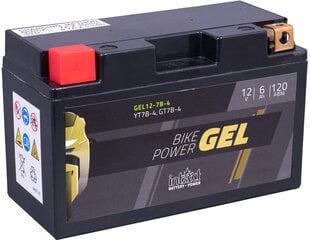 Аккумулятор для мотоциклов intAct Battery-Power GEL (YT7B-4) 12V 6AH (c20) 120A (EN) цена и информация | Мото аккумуляторы | 220.lv