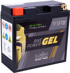 Akumulators motocikliem intAct Battery-Power GEL YT14B-4 12V 12Ah c20 250A cena un informācija | Moto akumulatori | 220.lv