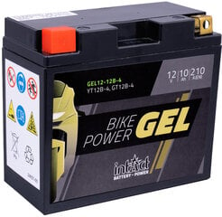 Akumulators motocikliem intAct Battery-Power GEL YT12B-4 12V 10Ah c20 210A цена и информация | Мото аккумуляторы | 220.lv