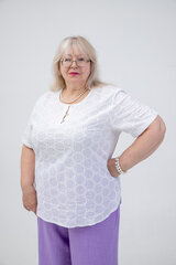 Блузка Vizzy Collection, белая цена и информация | Женские блузки, рубашки | 220.lv