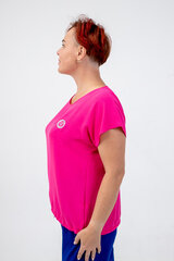 Женская блузка больших размеров цвета фуксии цена и информация | Женские блузки, рубашки | 220.lv