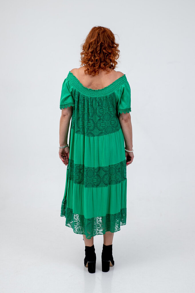 Sieviešu kleita, zaļa цена и информация | Kleitas | 220.lv