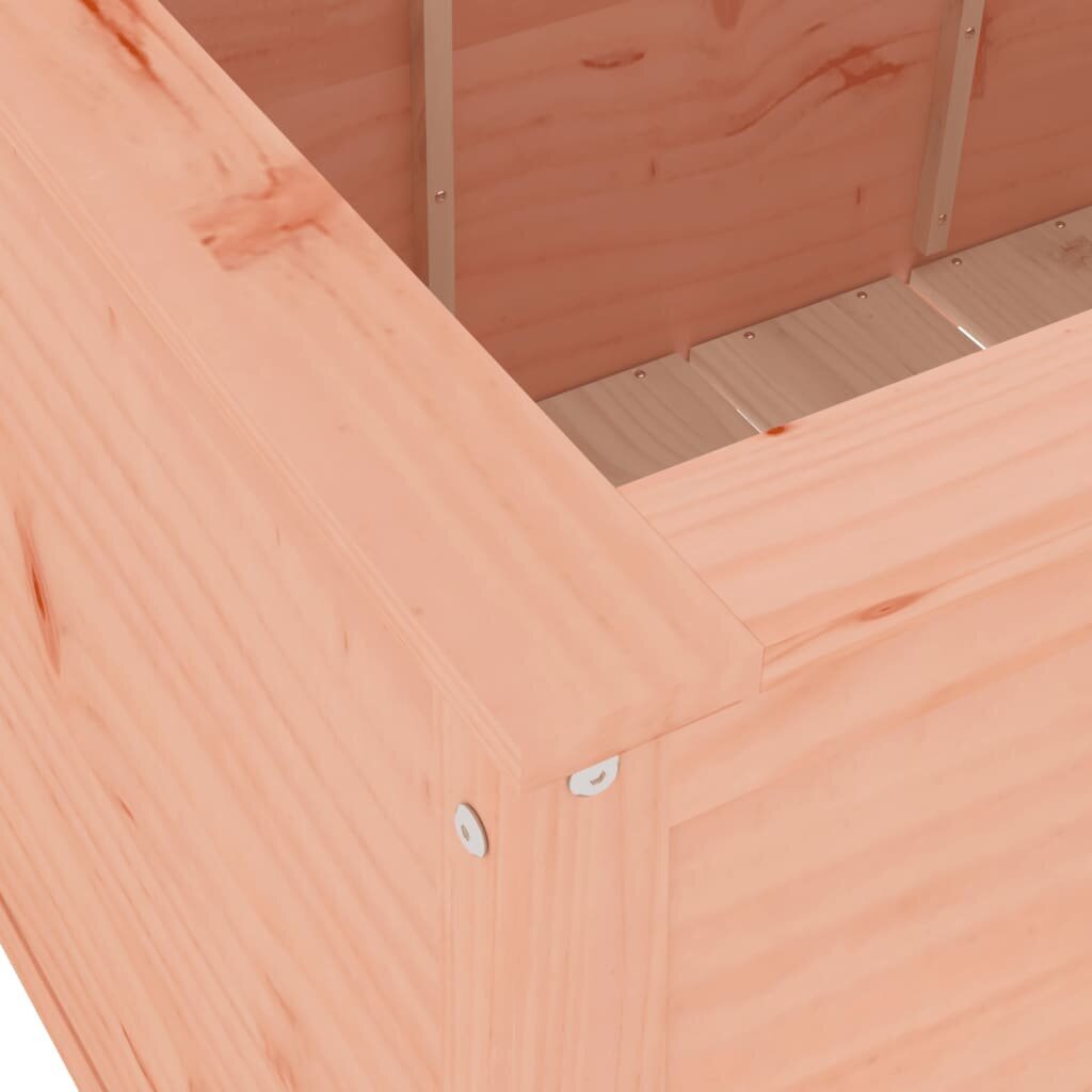 Dārza puķu kaste vidaXL, 119,5x82,5x78 cm, brūns cena un informācija | Balkona kastes | 220.lv