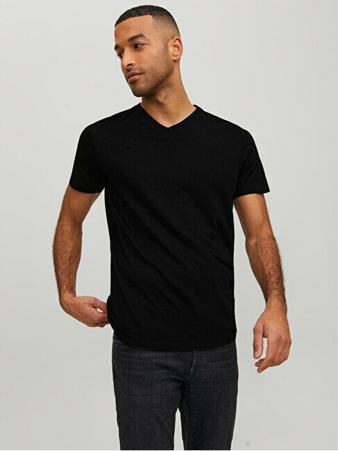 T-krekls vīriešiem Jjeorganic 12156102, melns cena un informācija | Vīriešu T-krekli | 220.lv
