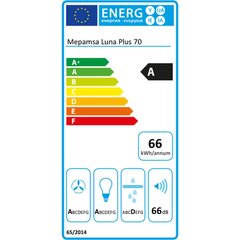 Mepamsa Luna Plus 70 BL цена и информация | Вытяжки на кухню | 220.lv