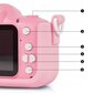 Digitālā fotokamera bērniem MalPlay Vienradzis ar spēlēm, rozā cena un informācija | Rotaļlietas meitenēm | 220.lv