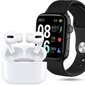 Watch 8 DM01 Black + Earphones White cena un informācija | Viedpulksteņi (smartwatch) | 220.lv