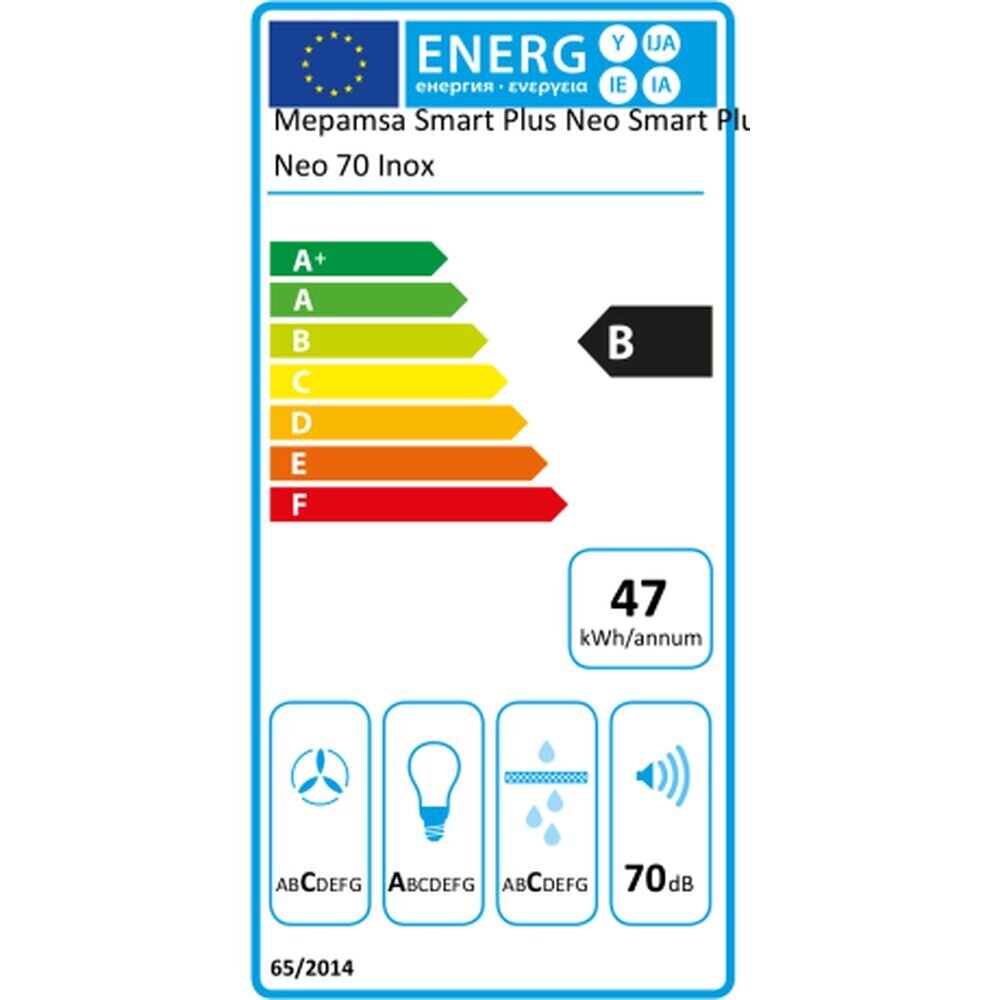 Mepamsa Smart Plus Neo cena un informācija | Tvaika nosūcēji | 220.lv