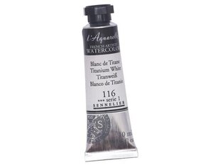 Akvareļkrāsa Sennelier l'Aquarelle 116 titanium white, 10ml цена и информация | Принадлежности для рисования, лепки | 220.lv