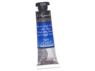 Akvareļkrāsa Sennelier l'Aquarelle 309 cobalt deep, 10ml cena un informācija | Modelēšanas un zīmēšanas piederumi | 220.lv