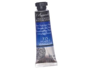 Akvareļkrāsa Sennelier l'Aquarelle 315 ultramarine deep, 10ml cena un informācija | Modelēšanas un zīmēšanas piederumi | 220.lv