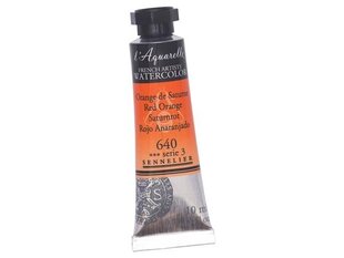 Akvareļkrāsa Sennelier l'Aquarelle 640 red orange, 10ml cena un informācija | Modelēšanas un zīmēšanas piederumi | 220.lv