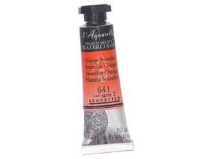 Akvareļkrāsa Sennelier l'Aquarelle 641 Sennelier orange, 10ml cena un informācija | Modelēšanas un zīmēšanas piederumi | 220.lv