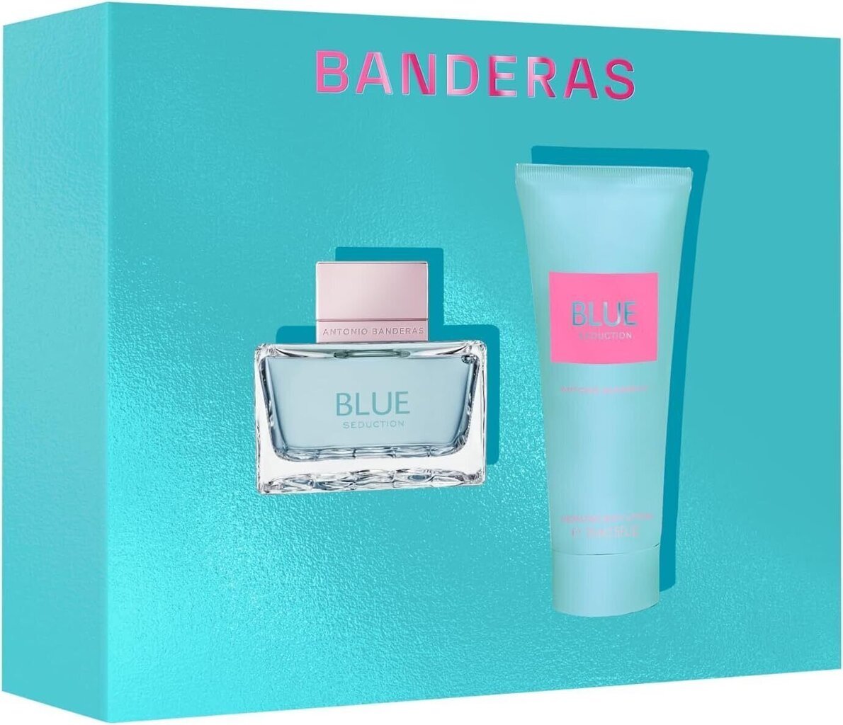 Antonio Banderas Blue: tualetes ūdens EDT, 50 ml + ķermeņa losjons, 75 ml cena un informācija | Ķermeņa krēmi, losjoni | 220.lv