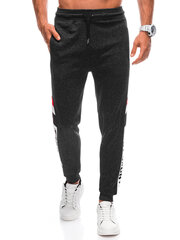 мужские спортивные штаны p1396 - темно-серые цена и информация | Мужская спортивная одежда | 220.lv