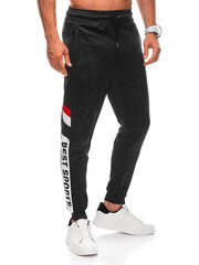 мужские спортивные штаны p1396 - темно-серые цена и информация | Мужская спортивная одежда | 220.lv