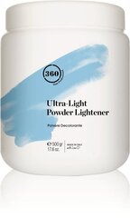 360 BLEACHING POWDER - Осветляющая пудра, антижелтая (осветляет на 6-8 тонов), 500гр цена и информация | Краска для волос | 220.lv