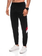 мужские спортивные штаны p1392 - черные цена и информация | Мужская спортивная одежда | 220.lv