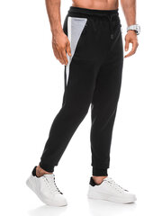 спортивные брюки мужские p1394 - черные цена и информация | Мужская спортивная одежда | 220.lv