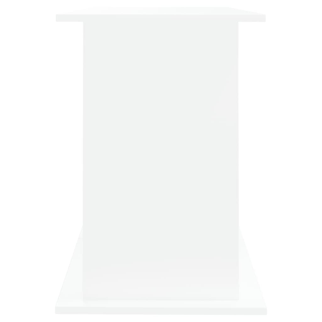 vidaXL akvārija statīvs, balts, 121x41x58 cm, inženierijas koks cena un informācija | Akvāriji un aprīkojums | 220.lv