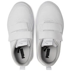 Puma sporta apavi meitenēm Puma Courtflex v2 V 371543 04 , balti цена и информация | Детская спортивная обувь | 220.lv