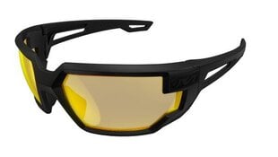 Mechanix Tactical Brilles Type-X, melns rāmis, dzintara krāsas lēca cena un informācija | Galvas aizsargi | 220.lv