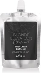 Melns matu balināšanas krēms ar kokogli Charcoal Black Cream Lightener, 250 g cena un informācija | Matu krāsas | 220.lv