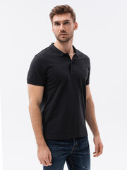 рубашка мужская с коротким рукавом к484 - черная 121446-3 цена и информация | Мужские футболки | 220.lv